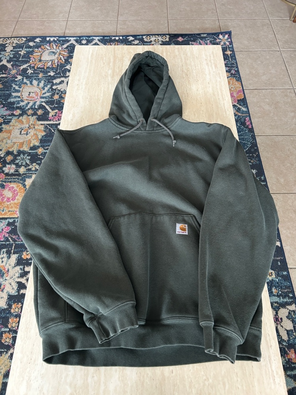 Carhartt Men's Olive Green Pullover Hoodie